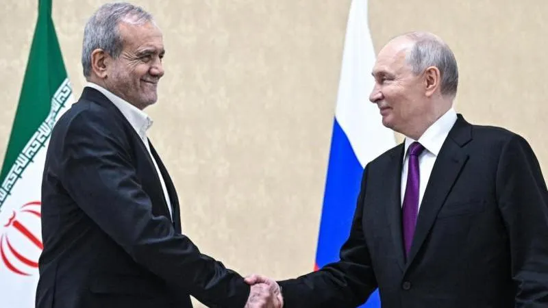 Putin Holds Talks with the President of Iran