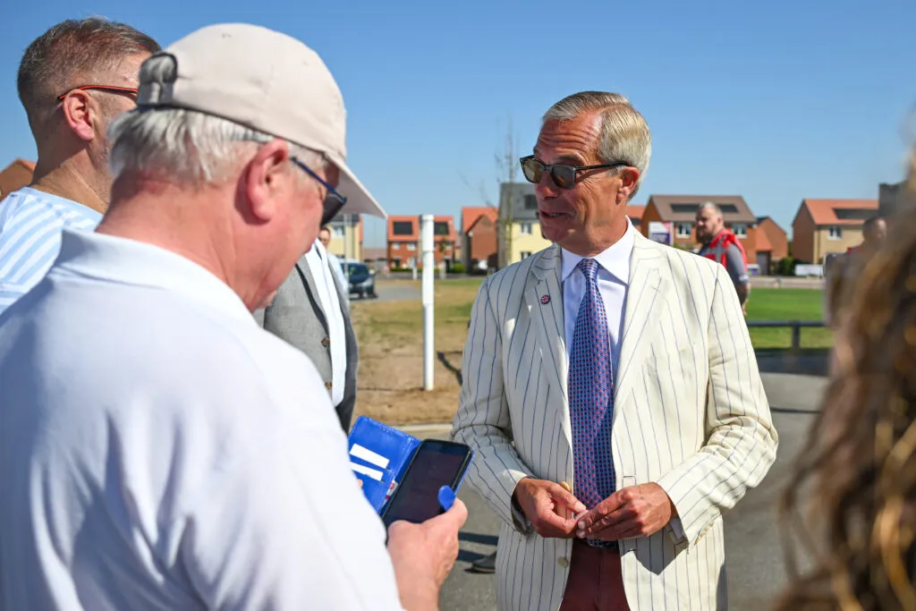 Farage greets locals in Clacton — his grassroots support remains intact despite the mockery from the metropolitan media