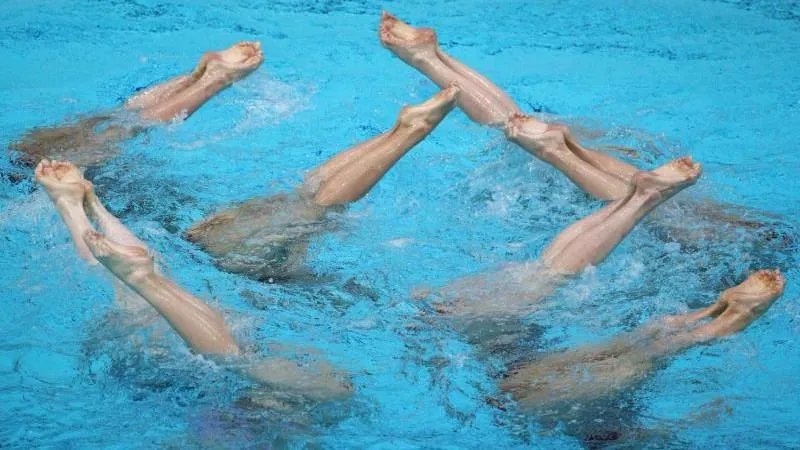 Russian Junior Synchronised Swimmers Triumph in Technical Group Program