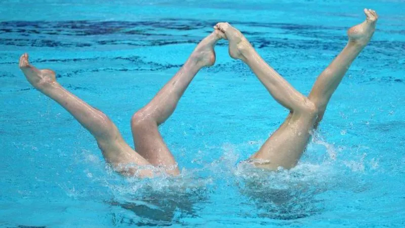 Russian women triumph in junior world duet technical routine