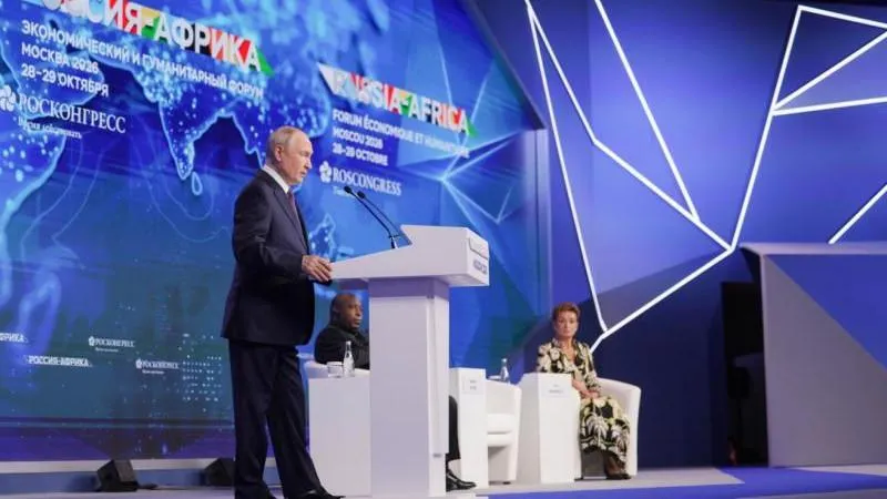Putin outlines the goals of the Russia–Africa summit